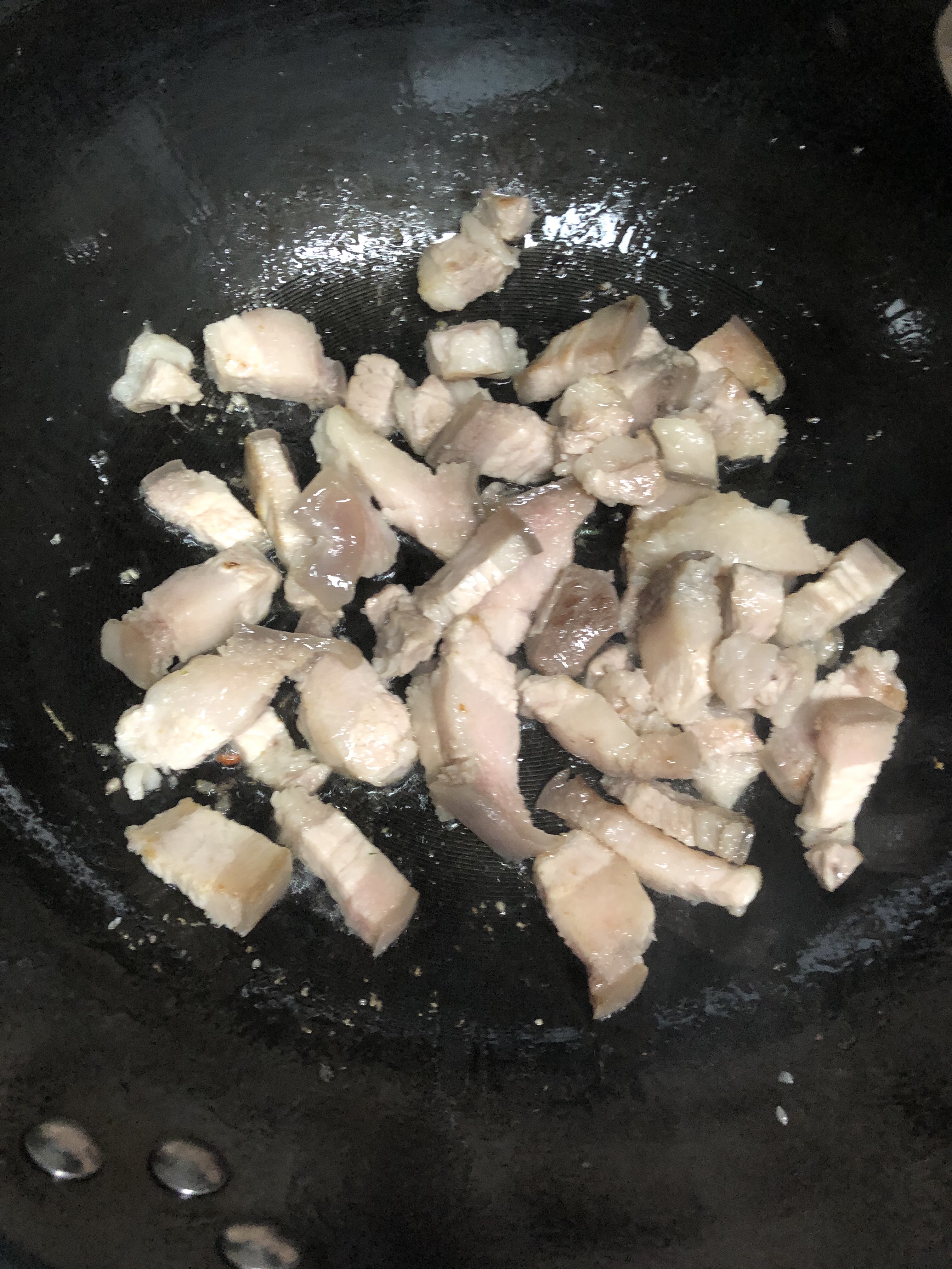 下饭菜豆角干焖肉的做法 步骤4