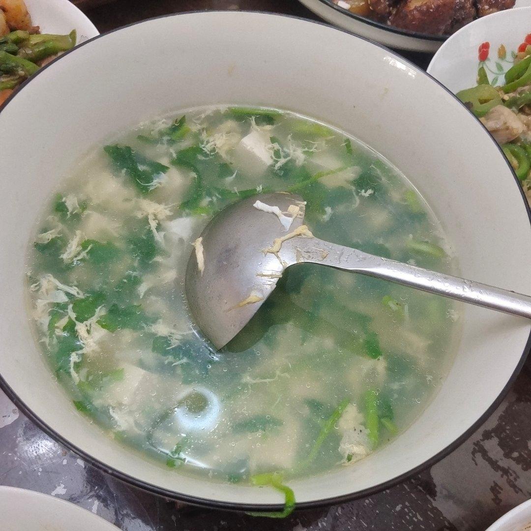 荠菜豆腐羹