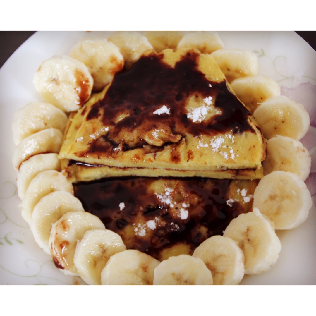 香蕉牛奶小煎饼