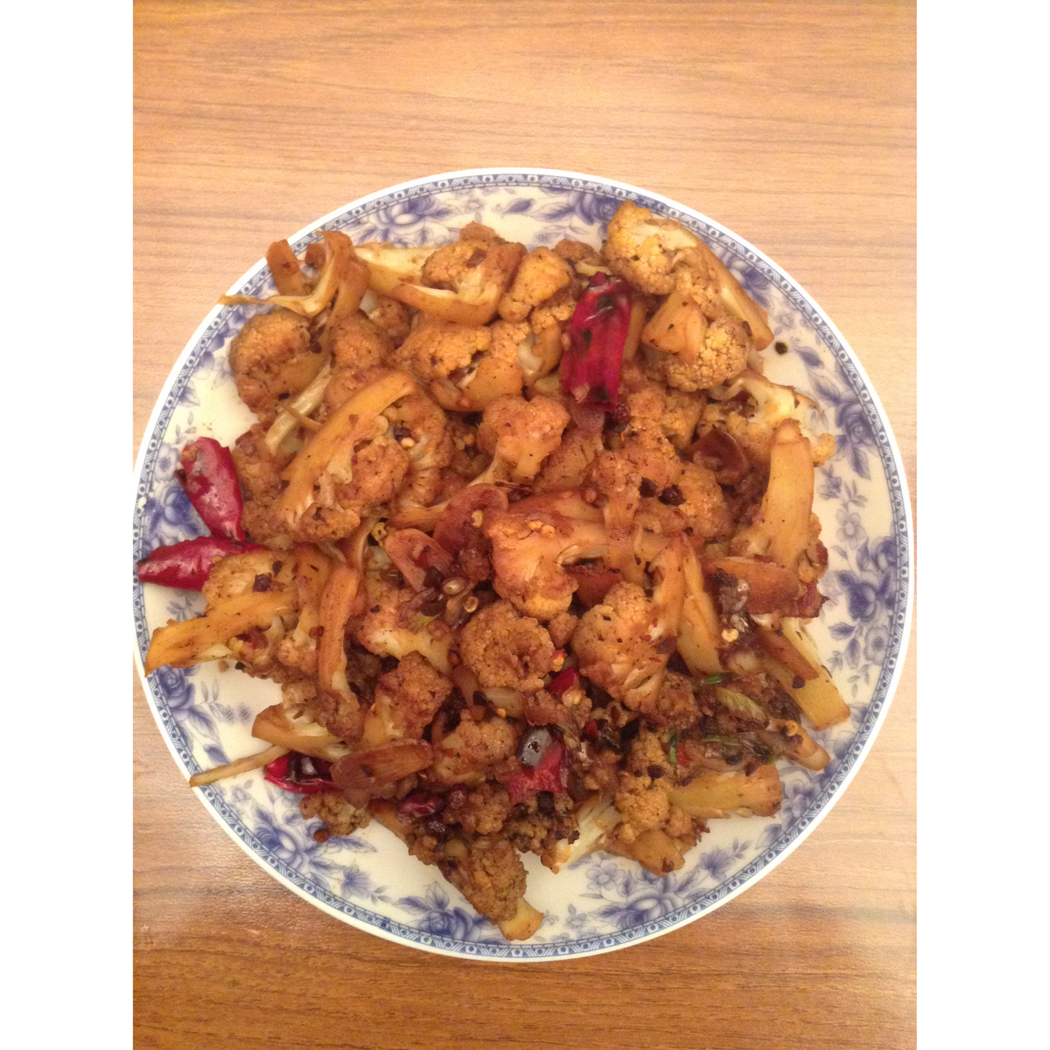 很“浪费”米饭的家常菜之一-------干锅菜花