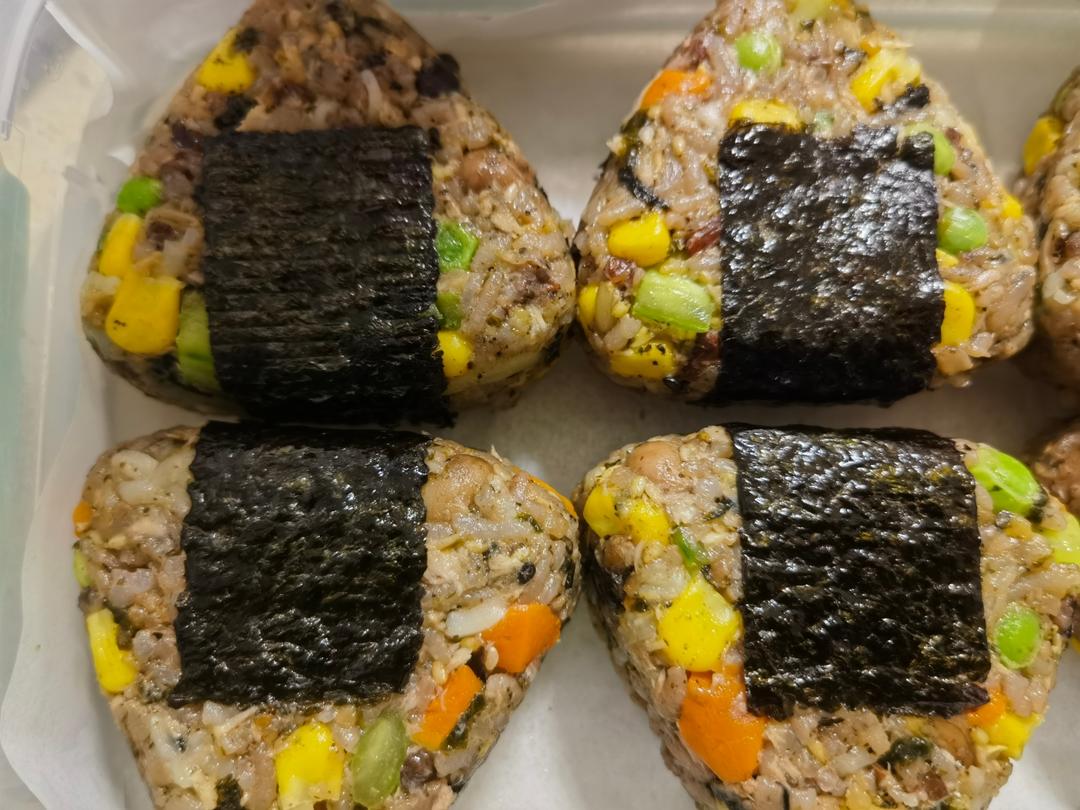 🍙三角饭团～两种吃法😋