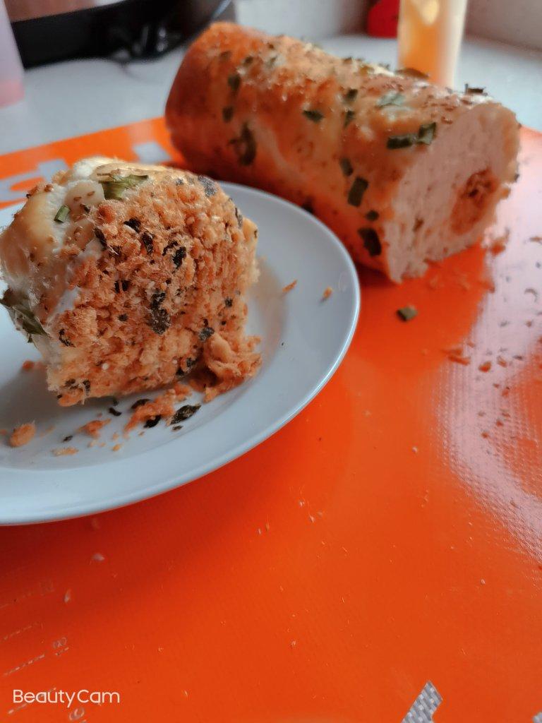 香葱肉松卷 面包肉松卷—水解法