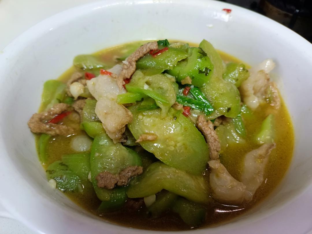 丝瓜炒肉