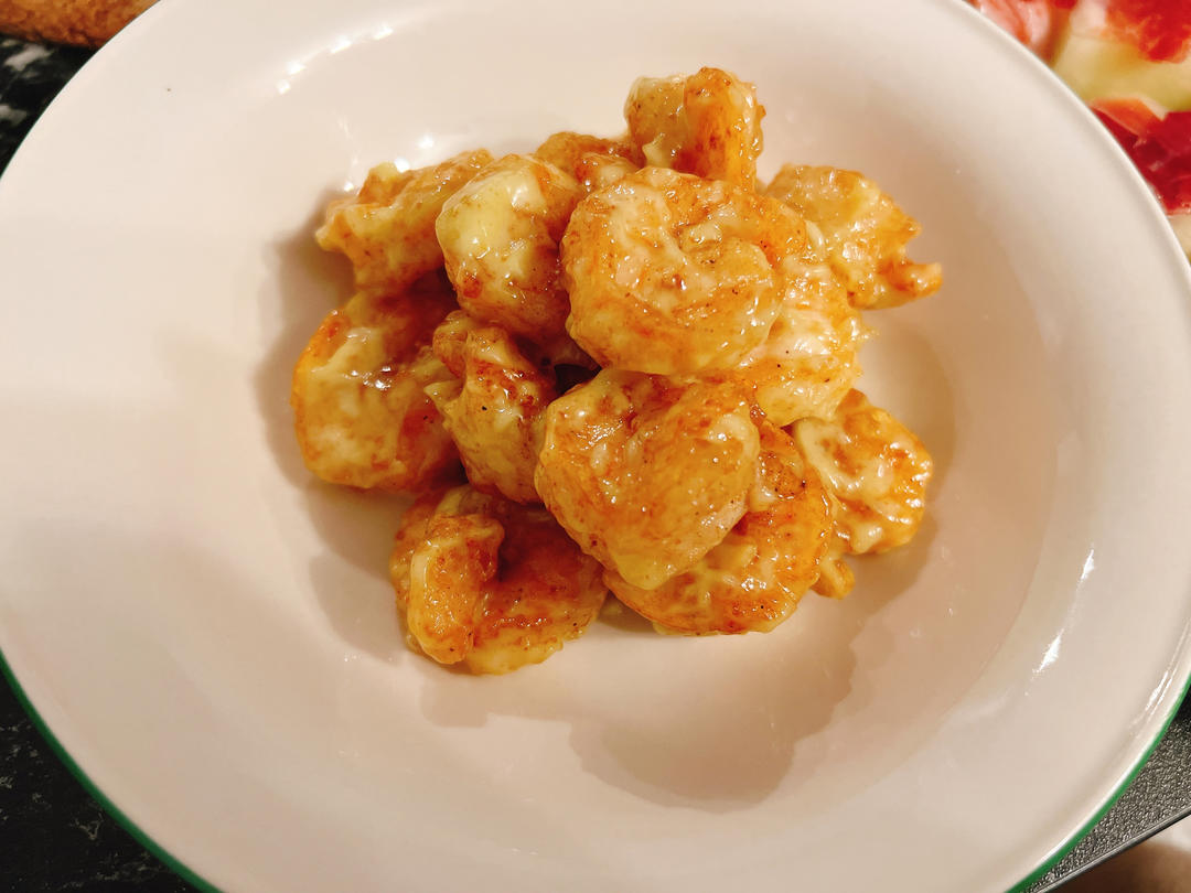 柏悦平替版芥末虾球