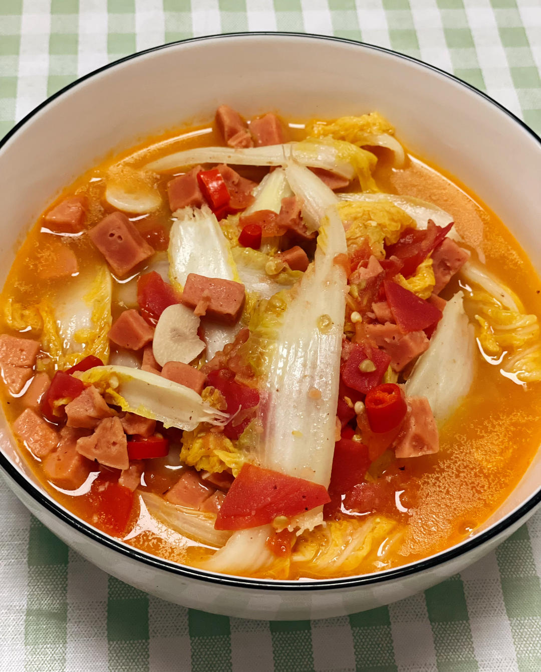 酸辣娃娃菜
