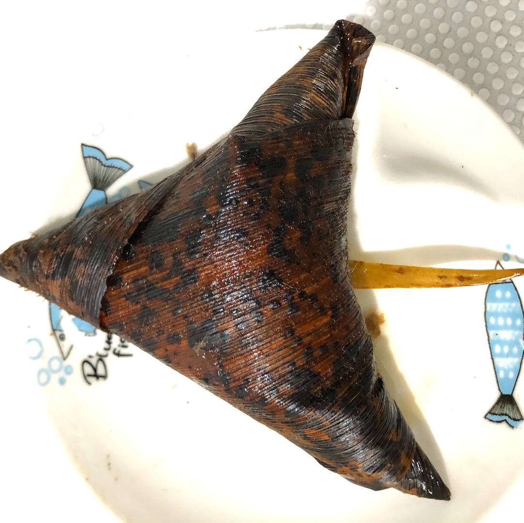 宁波碱水粽（豹纹粽）的做法