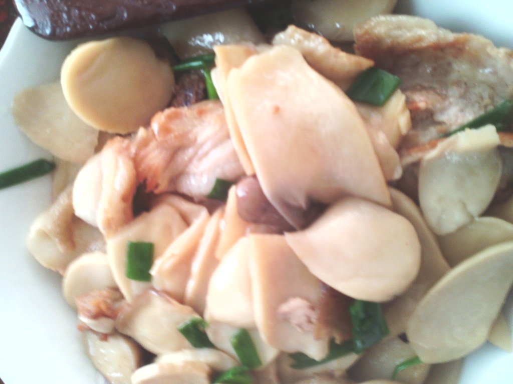 肉片双椒炒杏鲍菇