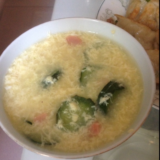 黄瓜蛋花汤