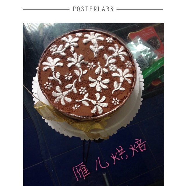 巧克力方形慕斯蛋糕