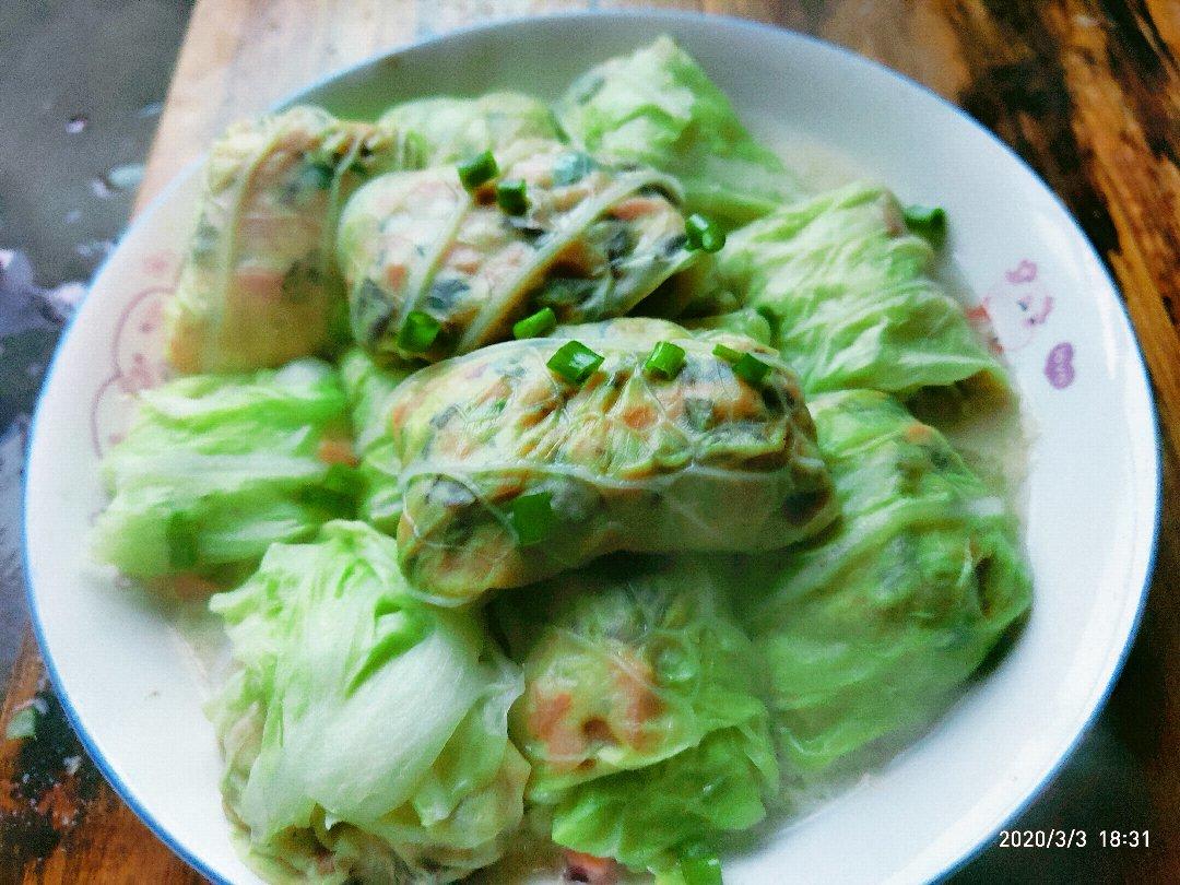 肉酿白菜卷