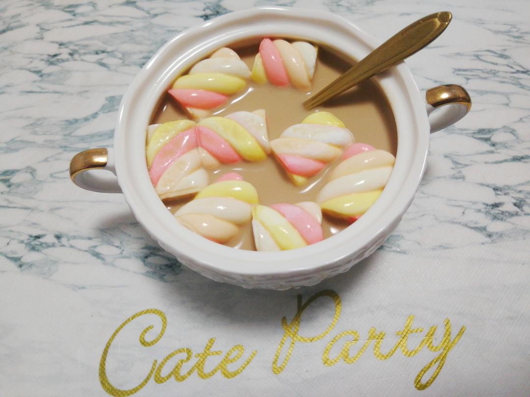 🧡冬日的小甜心棉花糖搭配红糖姜茶咖啡☕的做法