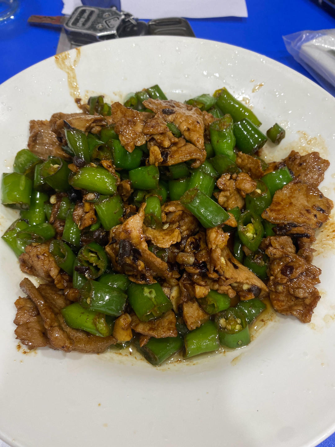 青椒炒肉片，米饭杀手！