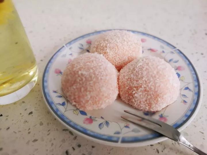 拉丝麻薯隔夜冷藏不变硬的实验成功，三夜依然拉丝