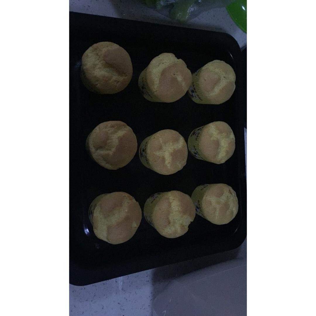 肉松拔丝小蛋糕