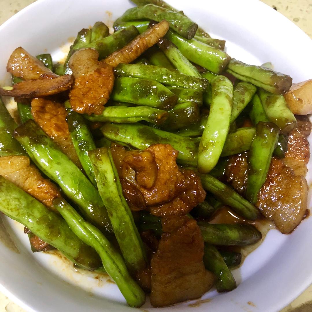 四季豆烧肉