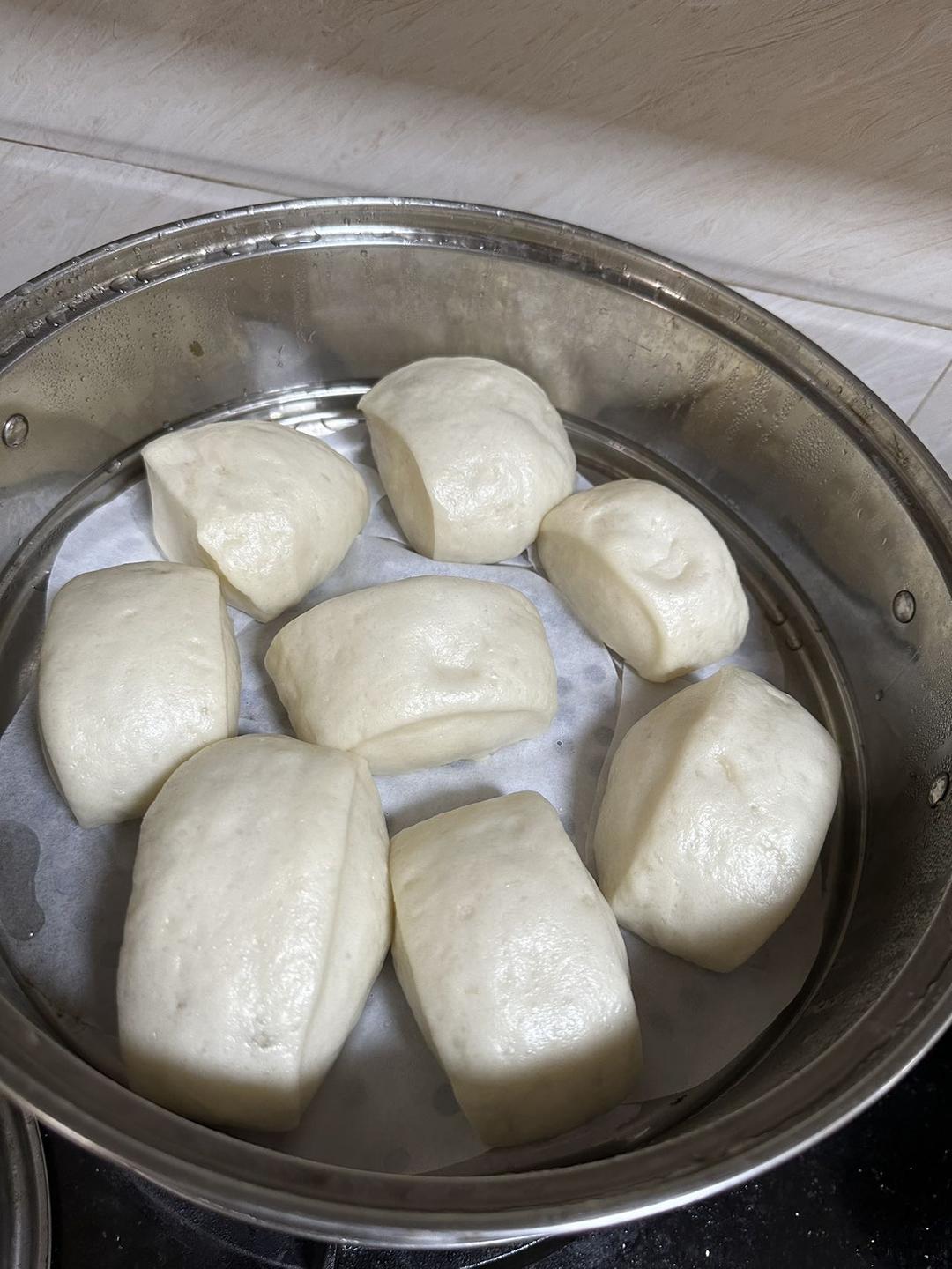 简单易做松软白胖的甜馒头