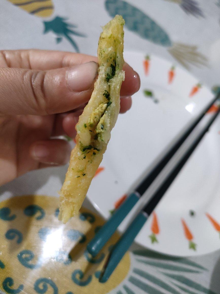 皮薄如纸的韭菜馅饼|免揉面法