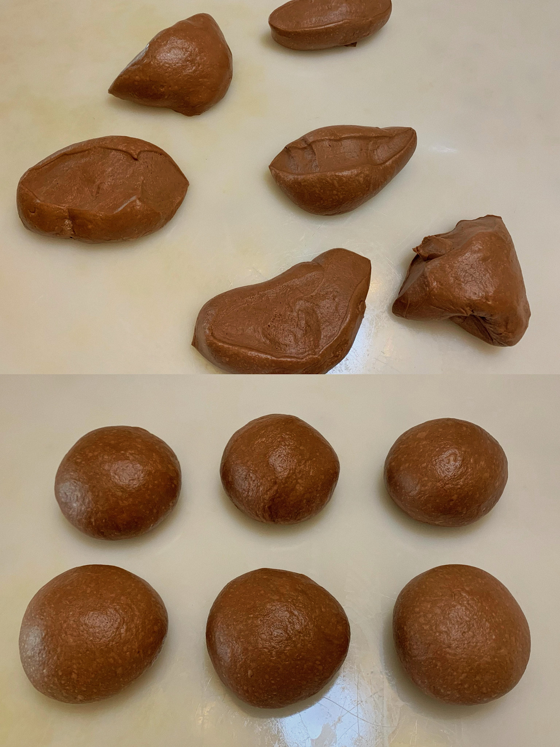 巧克力麻薯软欧的做法 步骤4