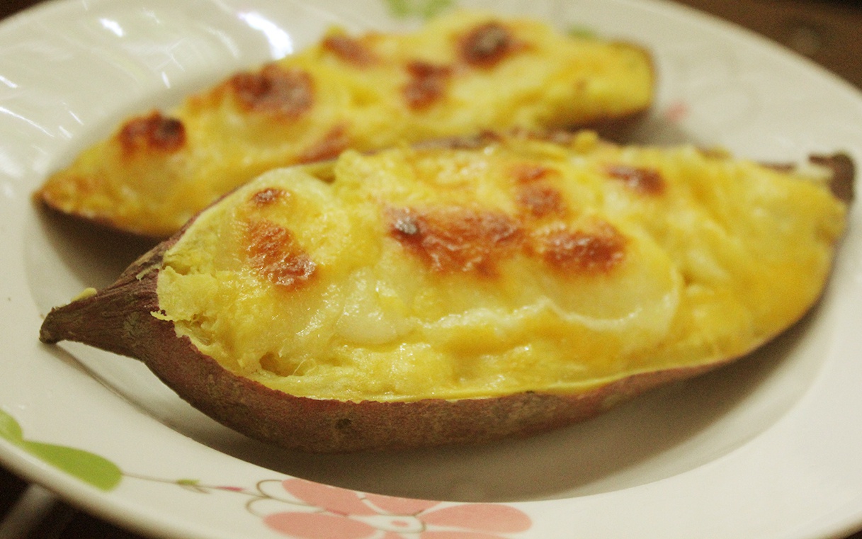 芝士奶油焗红薯