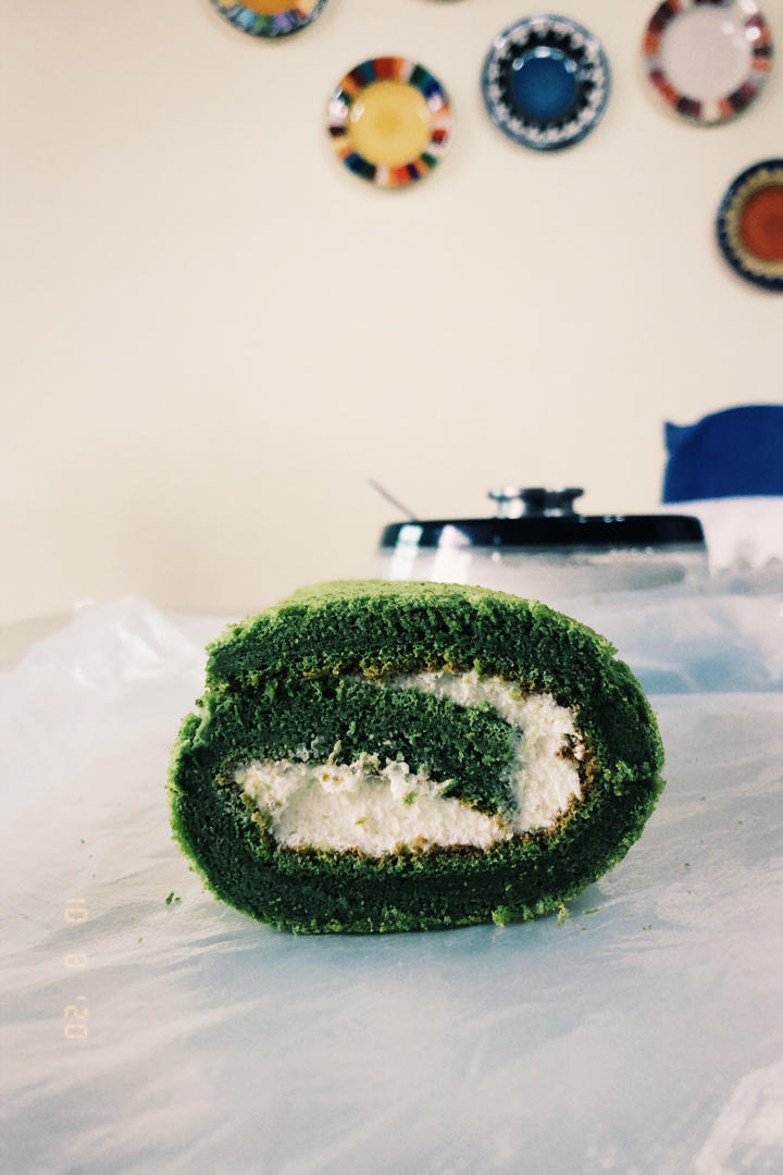 抹茶蛋糕卷(超详细)