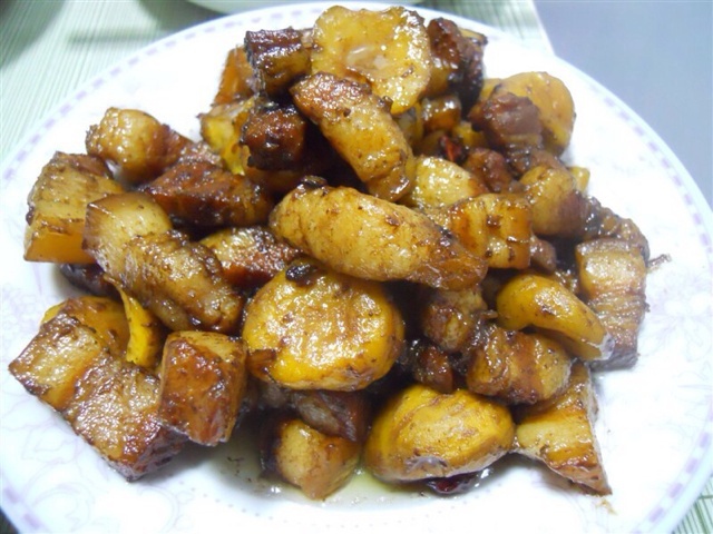 板栗烧肉