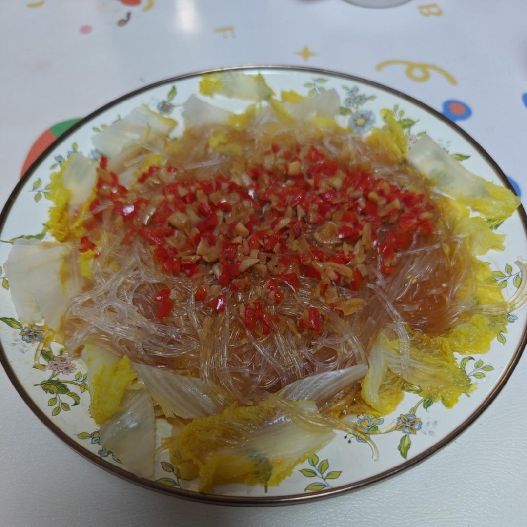 蒜蓉粉丝娃娃菜