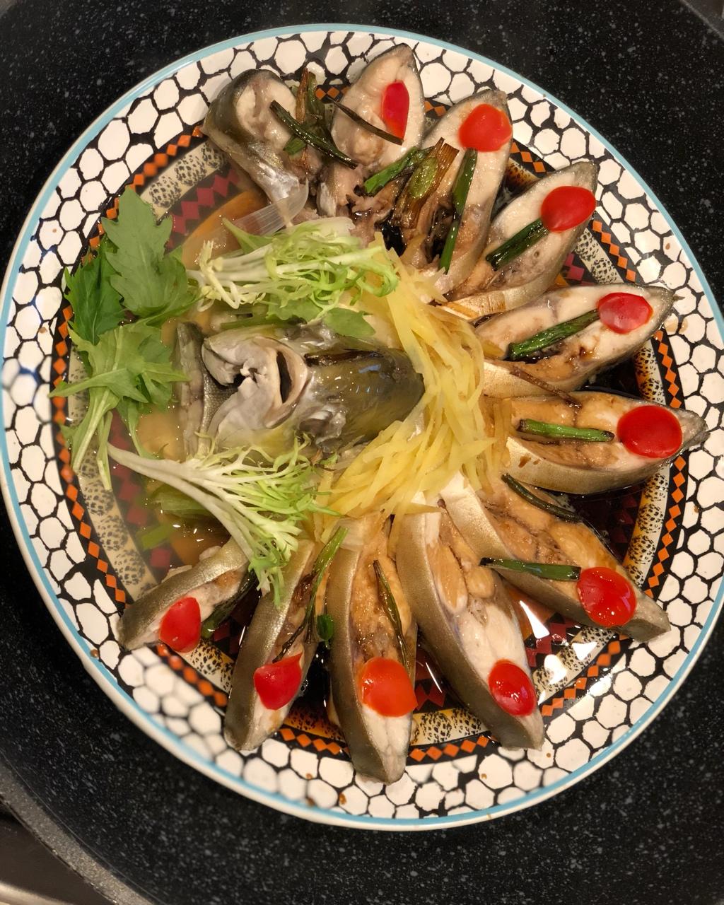 清蒸孔雀开屏鱼