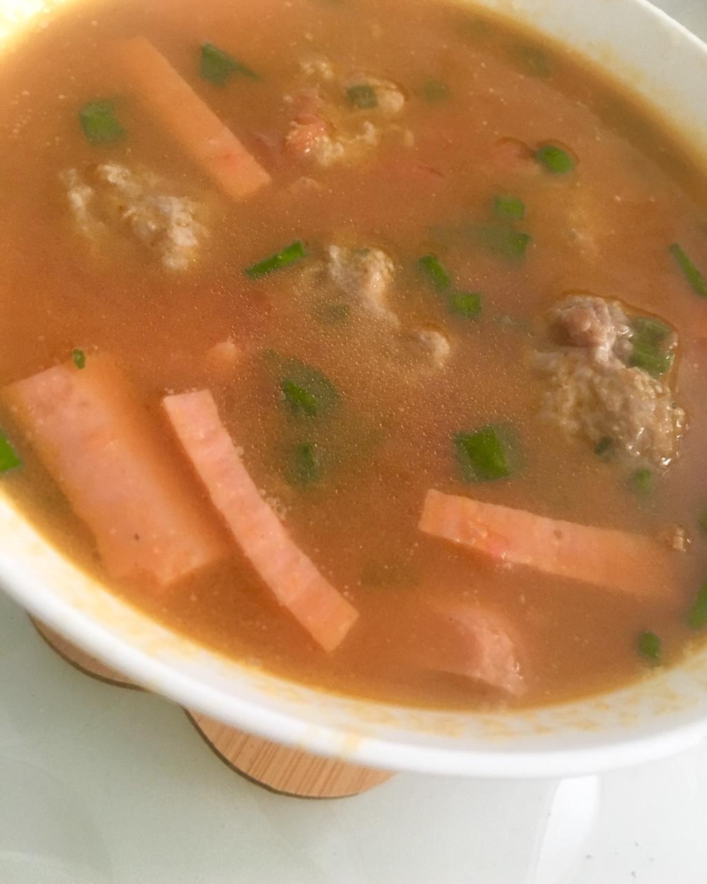 肉丸番茄汤