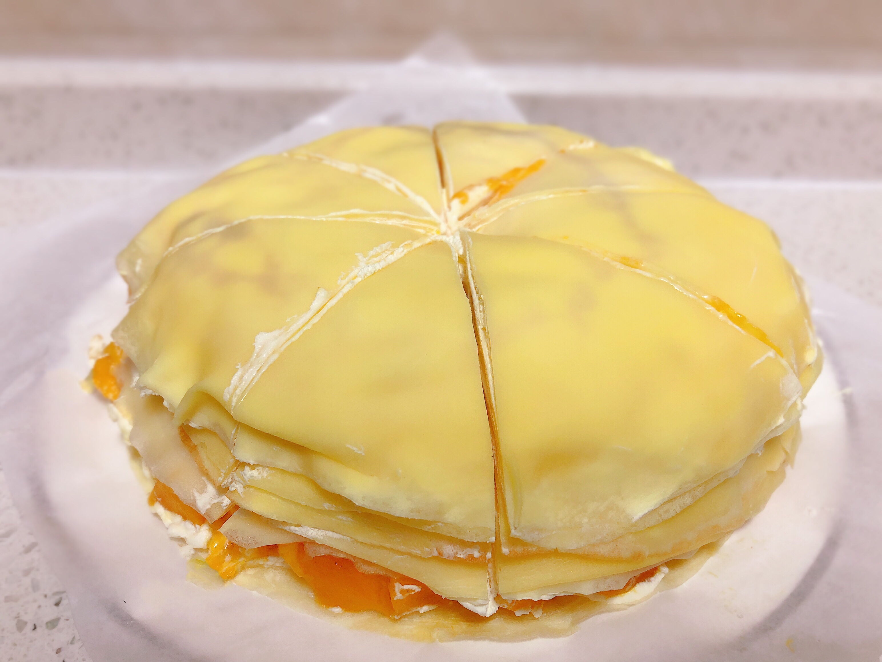 芒果千层蛋糕🍰的做法 步骤11