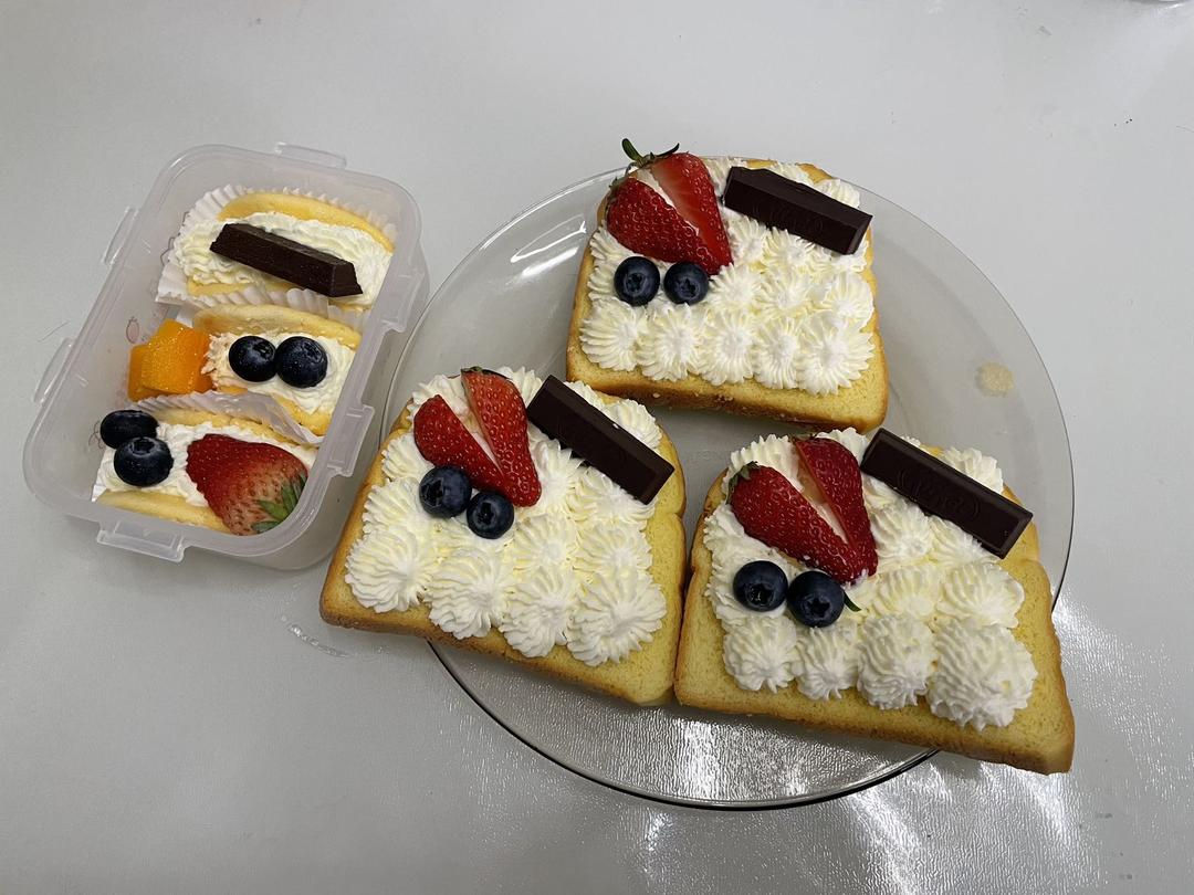 ☕️高颜值下午茶🍓草莓抱抱卷❗️一次成功❗️