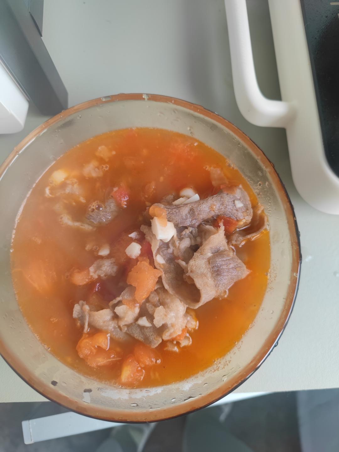 番茄肥牛汤