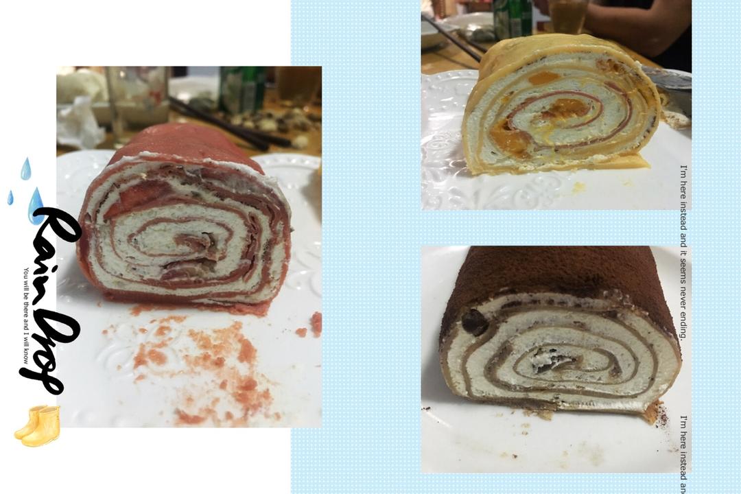 网红食谱│抹茶毛巾卷