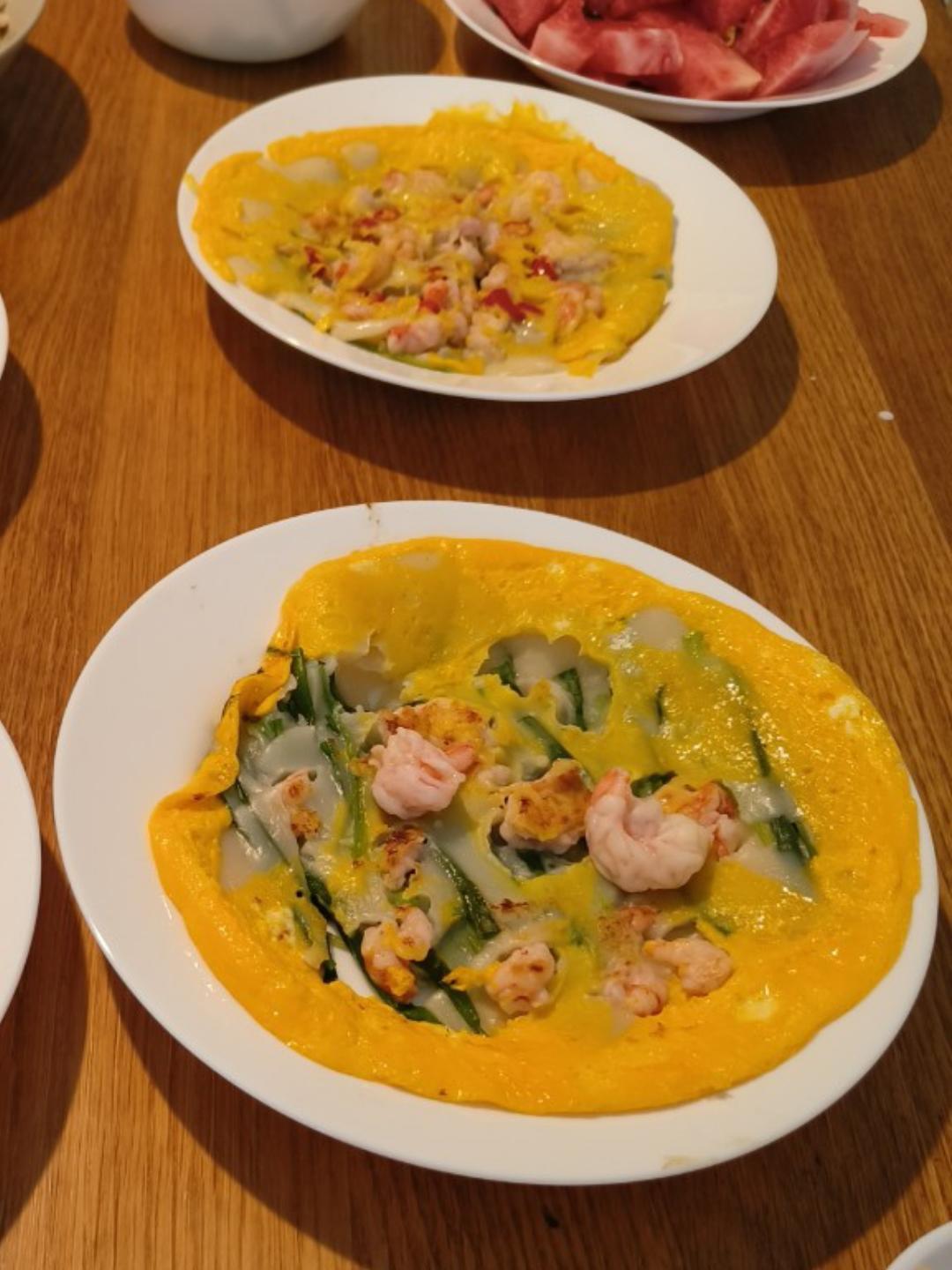 香到流口水的海鲜葱饼😋