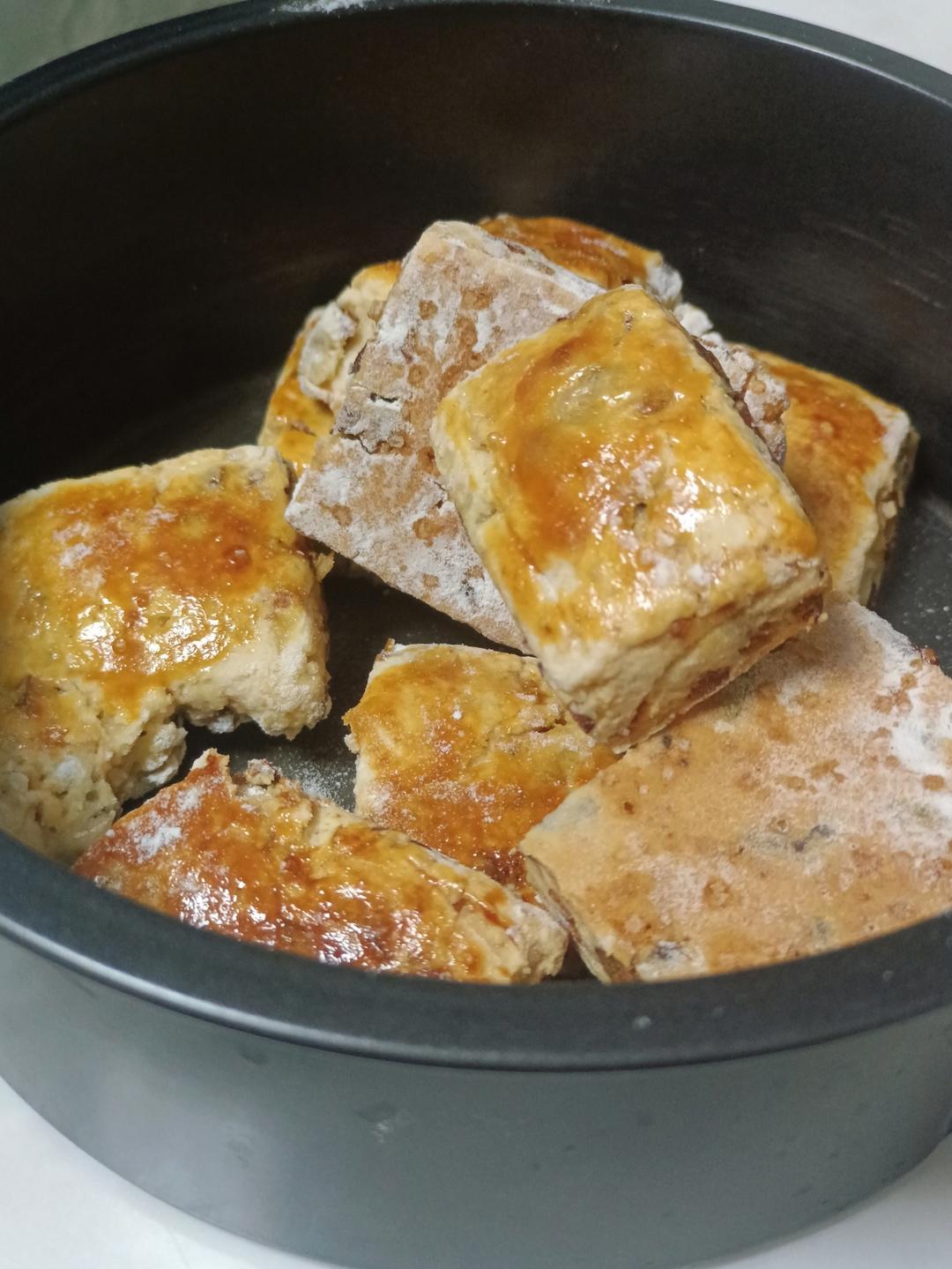 消耗淡奶油的司康