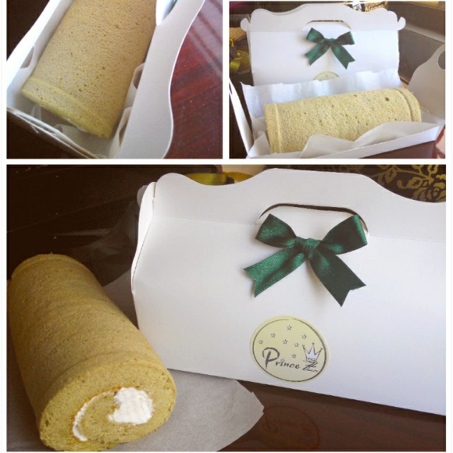 抹茶戚风蛋糕卷