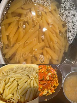 简单快速又好吃的意式红酱意面 red pesto pasta的做法 步骤2
