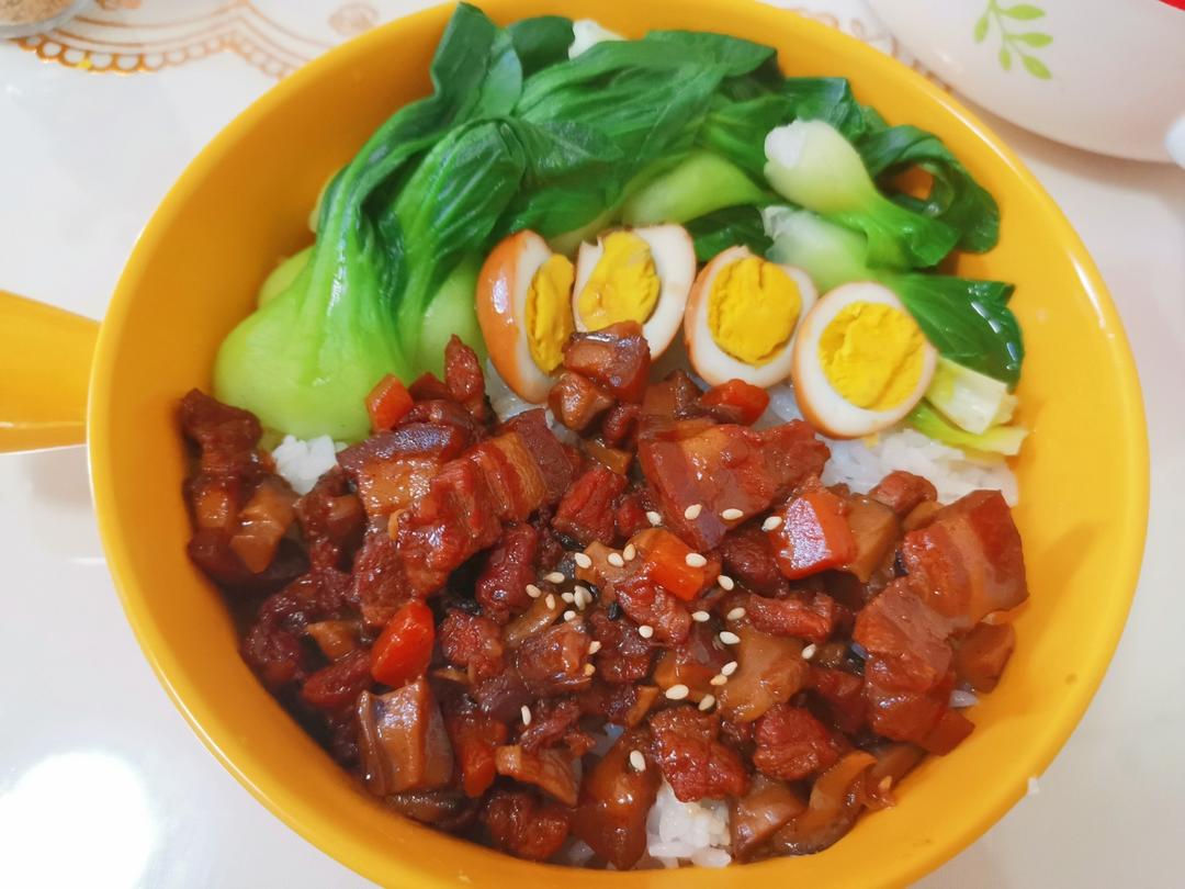 好吃到停不下来的卤肉饭