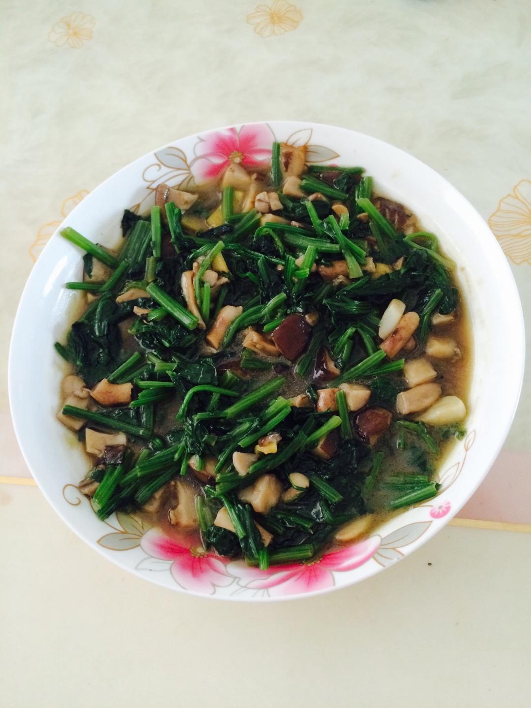 香菇菠菜
