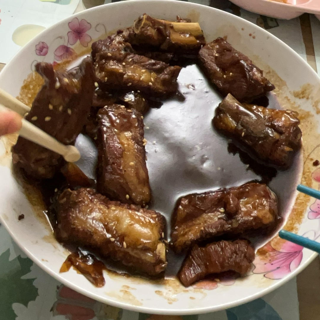 糖醋排骨/糖醋小排（不放油）（12345口诀做出正宗上海本帮）