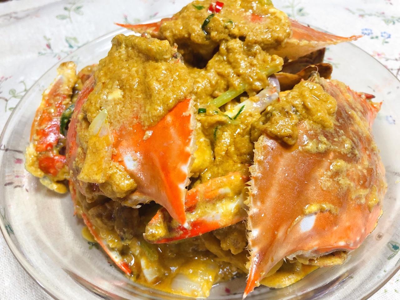 泰式咖喱蟹（堪比建兴酒家）