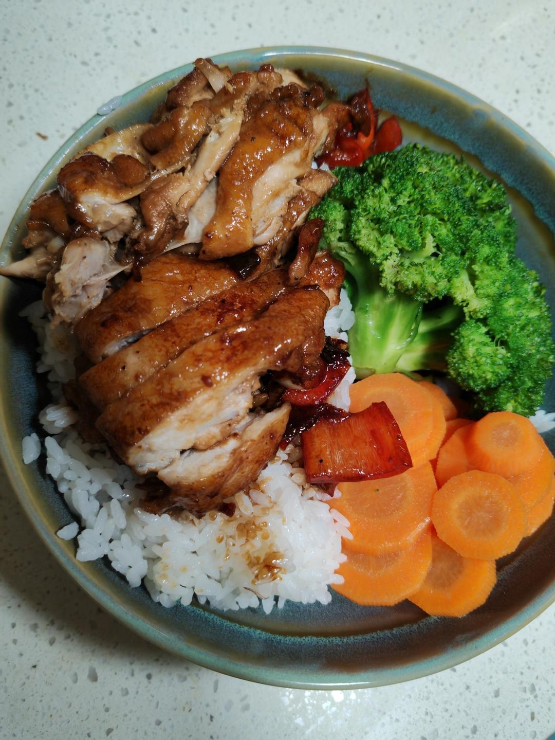 照烧鸡腿饭