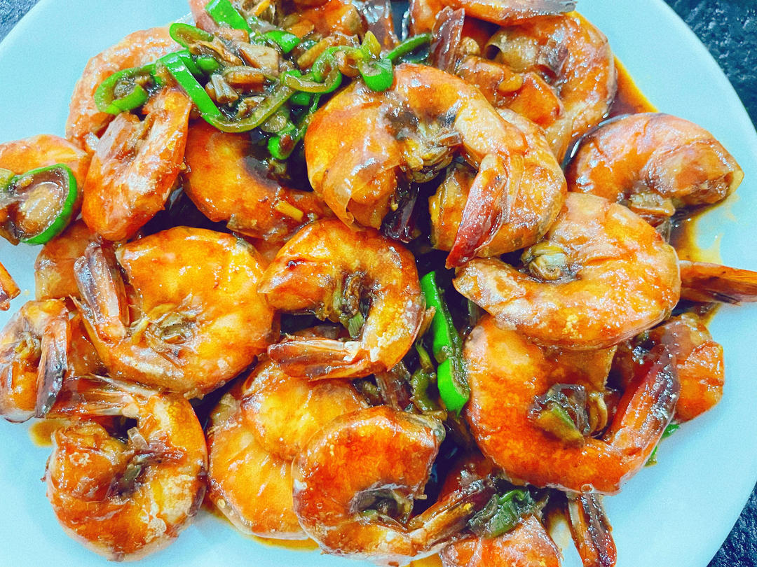 家庭版油焖大虾