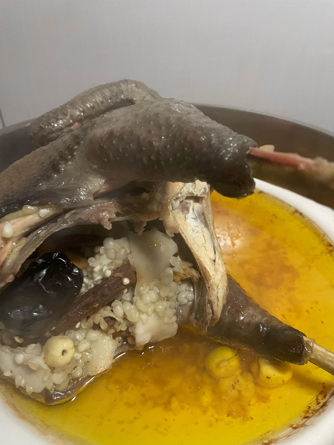 蒸旱鸡（药膳蒸鸡）