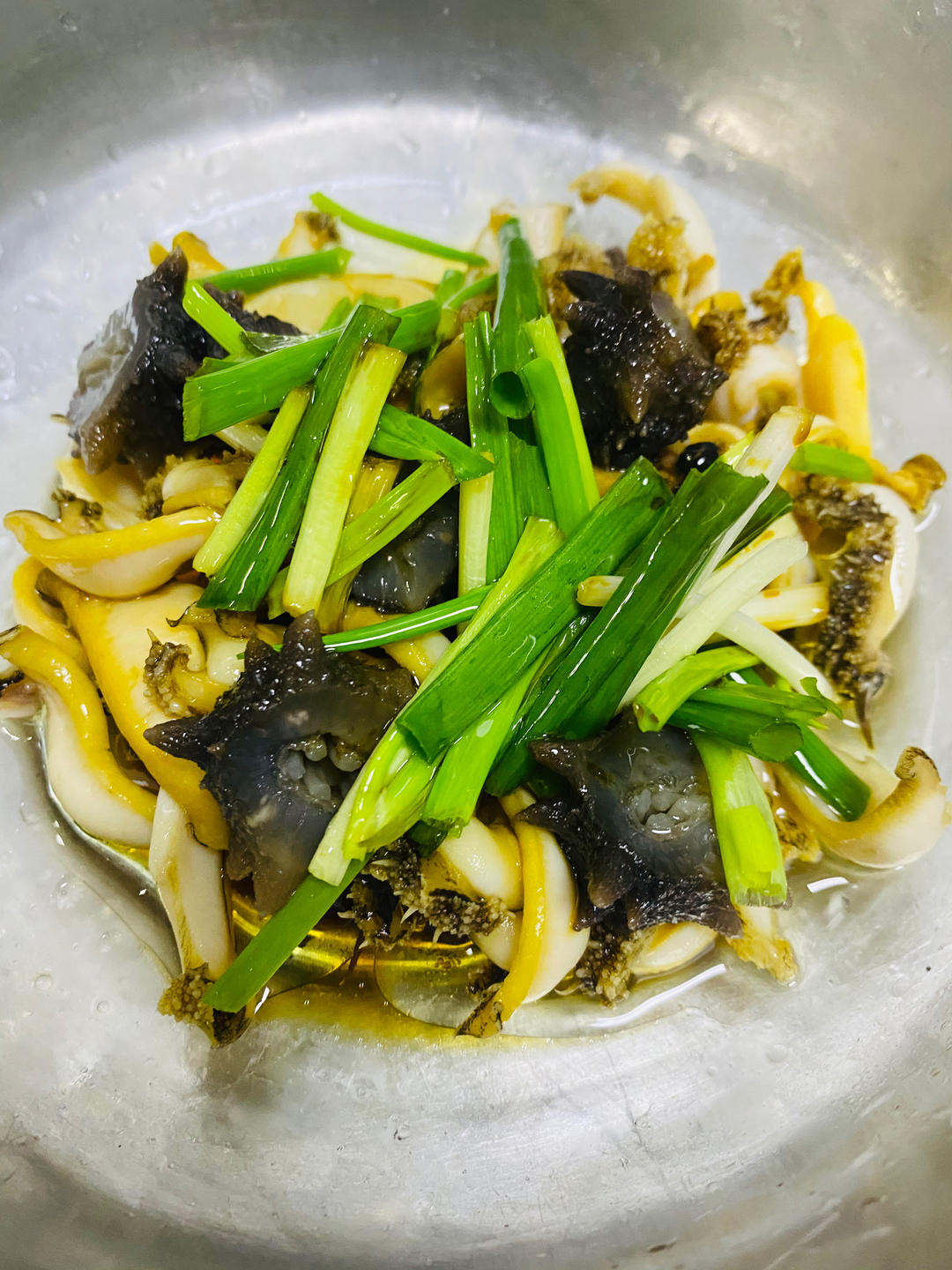 葱油鲍鱼片