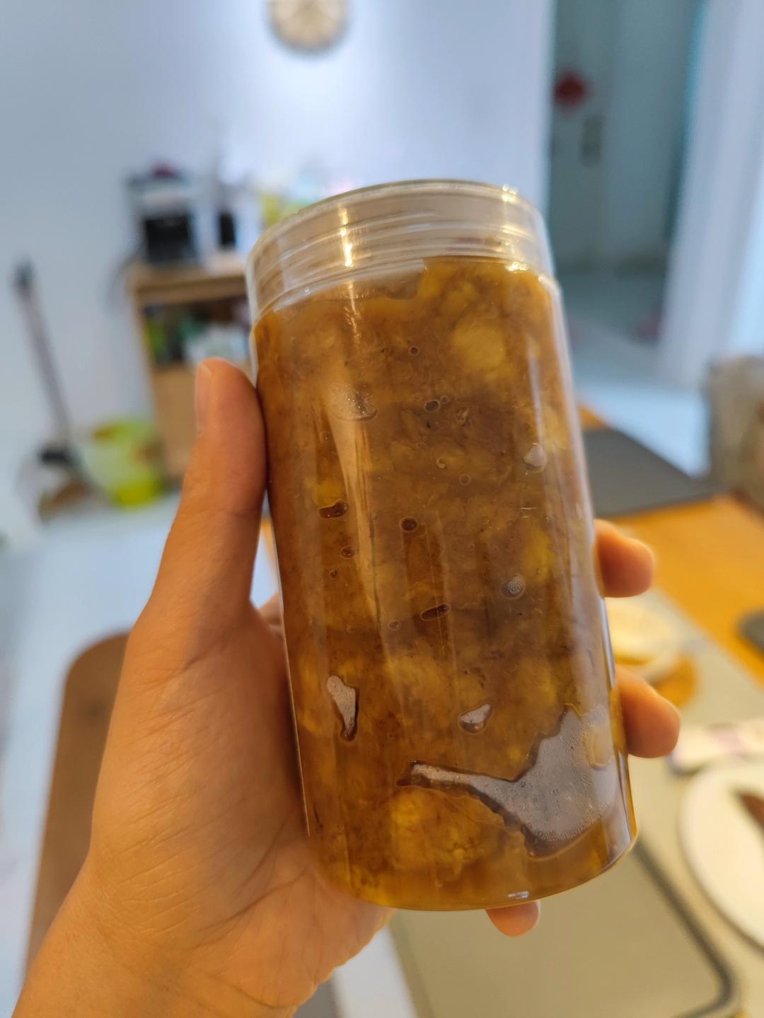 不放一粒糖的焦香黄油香蕉酱（大量消耗成熟香蕉）