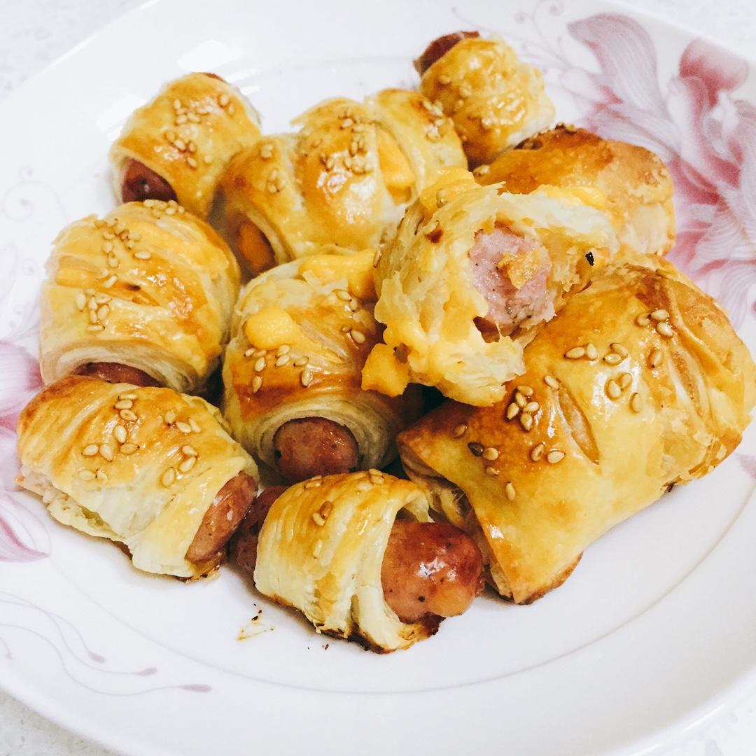 简易版烤香肠卷（sausage roll）
