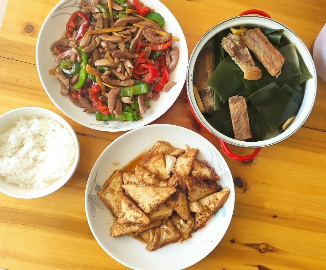 焖煎豆腐