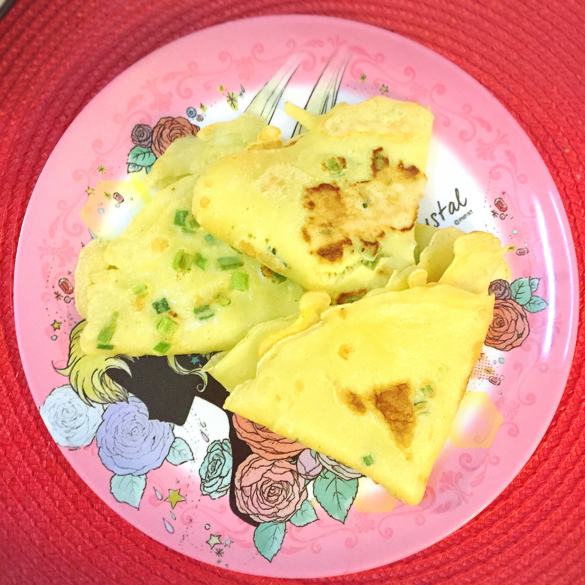 香葱鸡蛋饼