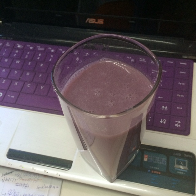 低卡紫薯豆浆/豆渣新吃法