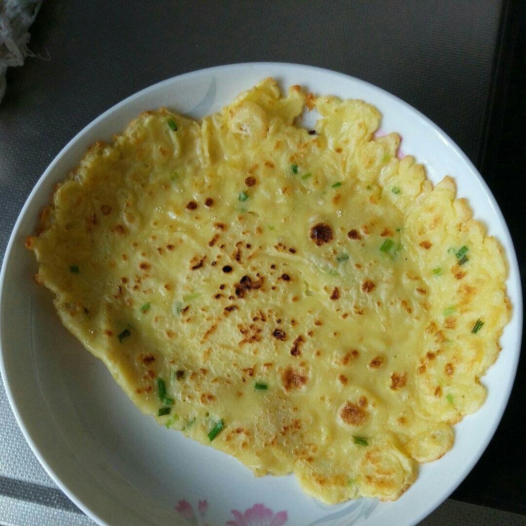 快手鸡蛋饼～～十分钟早餐！